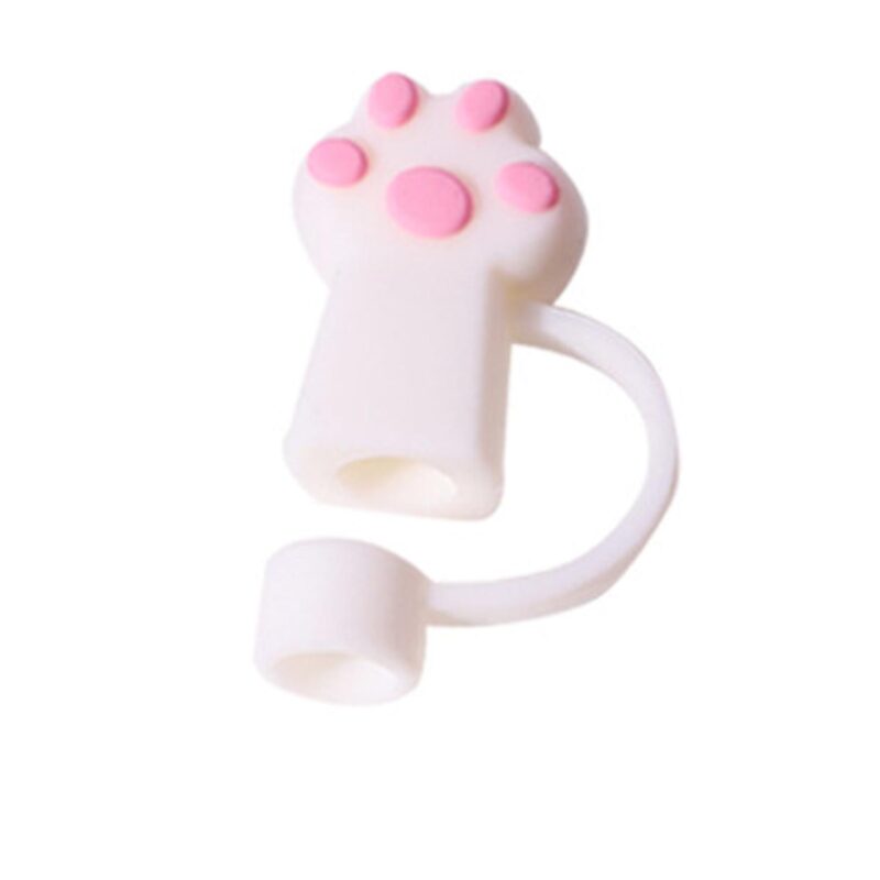 Custom Paw Shape Straw Cover Cap - 7