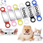 Custom Slide-On Customizable Pet Dog ID Name Tag - 1