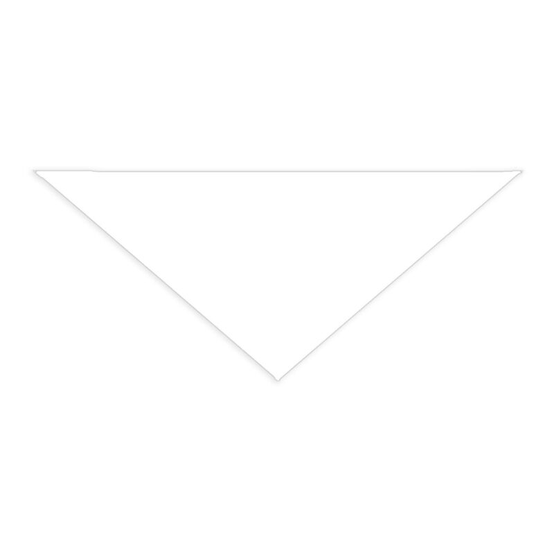 Custom Small Full Color Sublimated Triangle Pet Bandana - 1