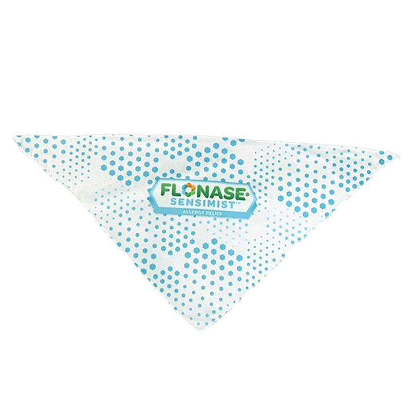 Custom Small Full Color Sublimated Triangle Pet Bandana
