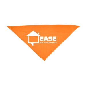 Custom Small Triangle Pet Bandana with Screen Print