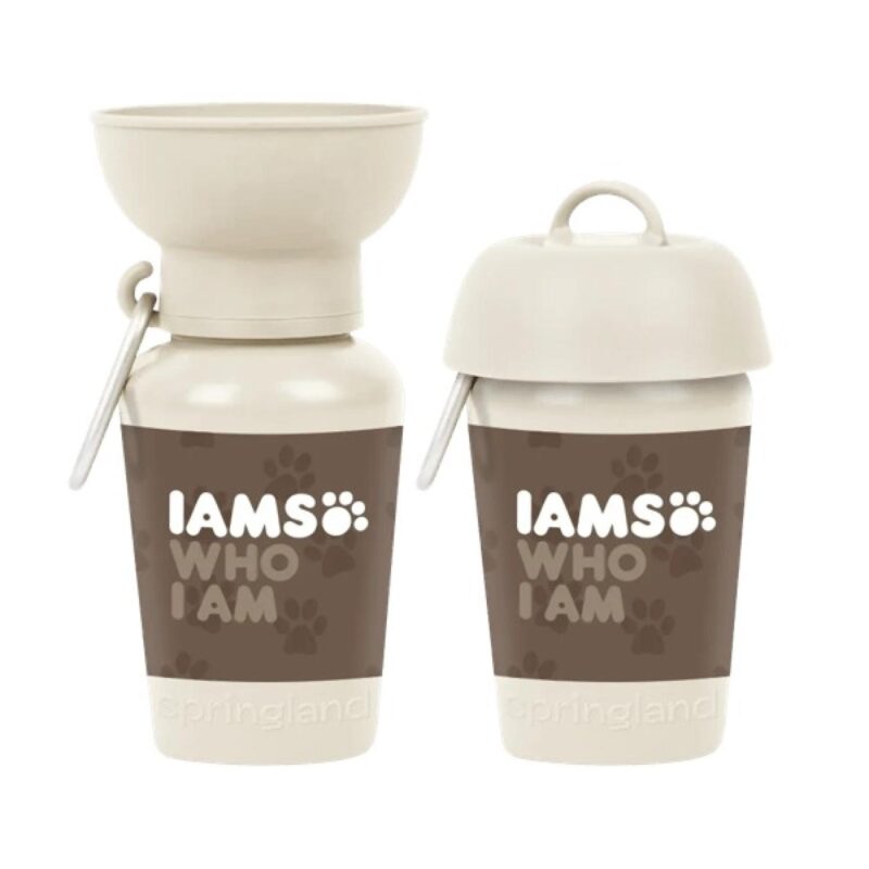 Custom Springland Pet 20oz Flip Dog Water Bottle - 9