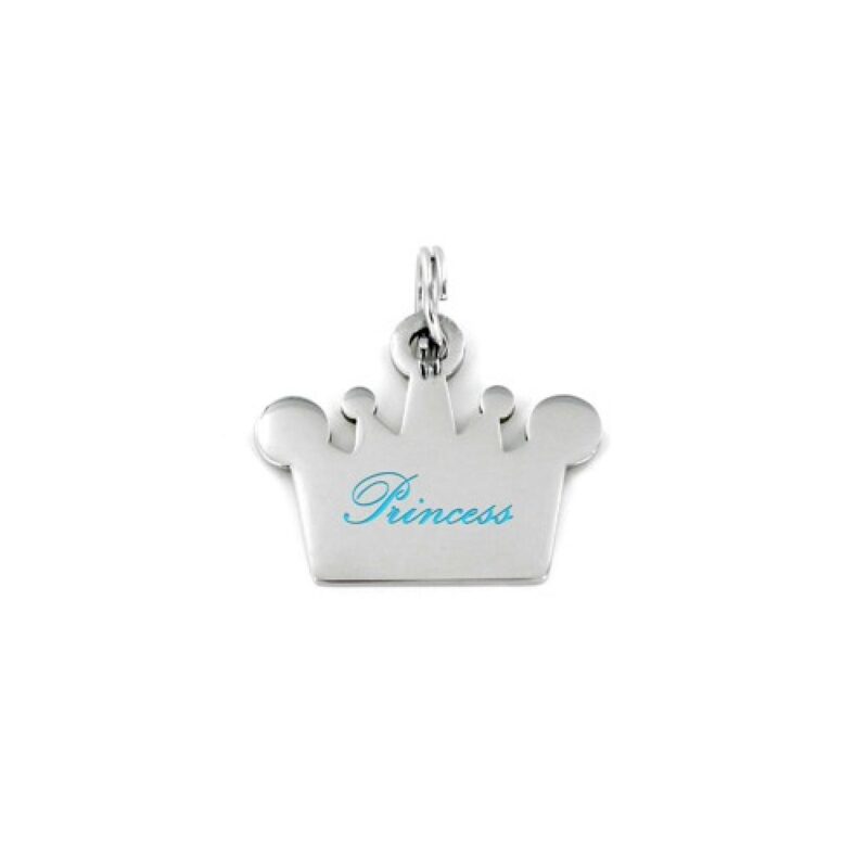 Custom Stainless Pet Tag - Crown