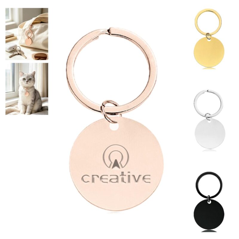 Stainless-Steel-Cat-Dog-Collar-Name-Tag-BENE2E284 Custom Stainless Steel Cat Dog Collar Name Tag