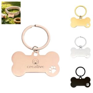 Custom Stainless Steel Dog Collar Name Tag