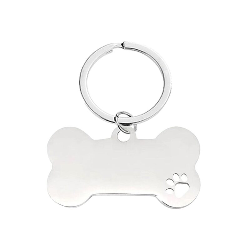 Custom Stainless Steel Dog Collar Name Tag - 4
