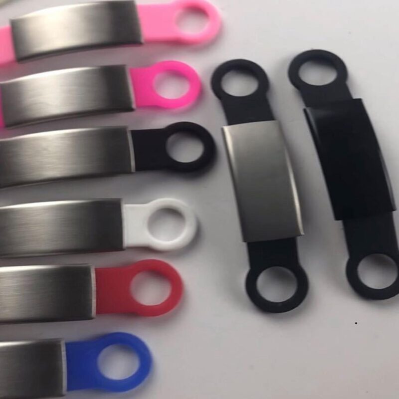 Custom Stainless Steel Silicone Dog Cat Pet Name Tag - 3