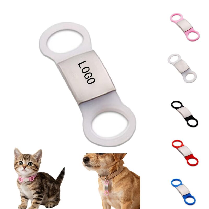 Custom Stainless Steel Silicone Pet Name Tag